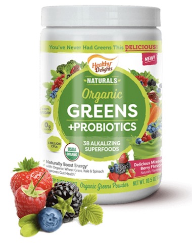 Image of Organic Greens + Probiotics Powder