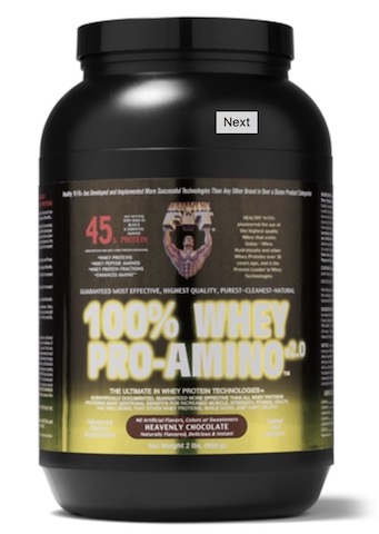 Image of 100% Whey Pro Amino Powder Chocolate