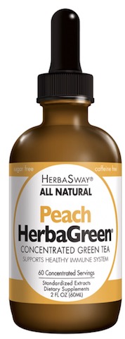 Image of HerbaGreen Tea Liquid Peach