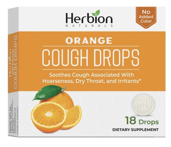 Image of Cough Drops Blister Pack Orange