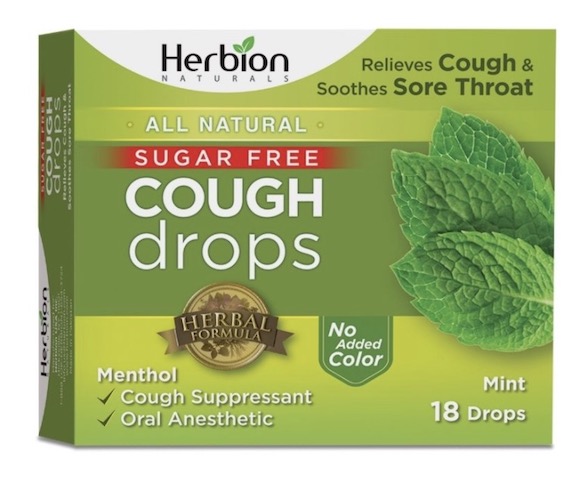 Image of Cough Drops Blister Pack Sugar Free Mint