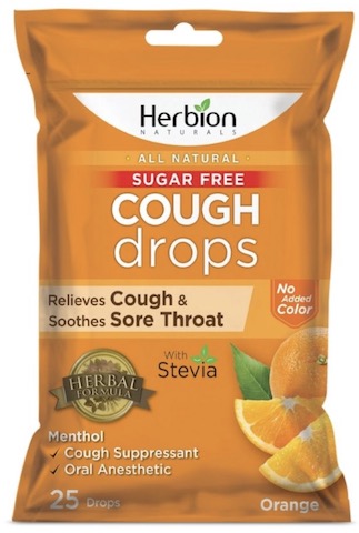 Image of Cough Drops Bag Sugar Free Orange