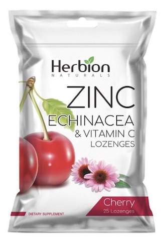 Image of Zinc, Echinacea & Vitamin C Lozenges Cherry