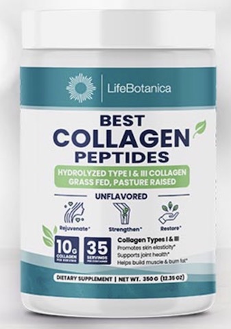 Image of Best Collagen Peptides (Grass Fed) Powder