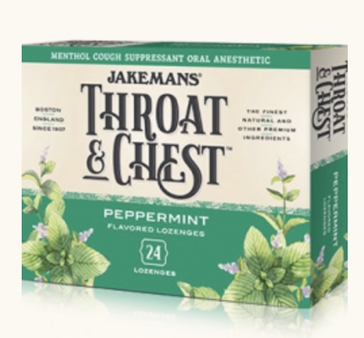 Image of Throat & Chest Lozenges Peppermint