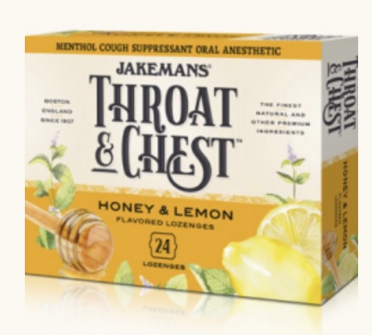 Image of Throat & Chest Lozenges Honey & Lemon