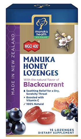 Image of Manuka Honey Lozenges Black Currant