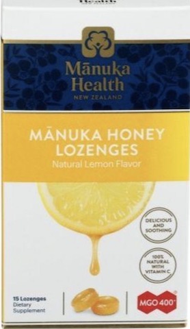 Image of Manuka Honey Lozenges Lemon