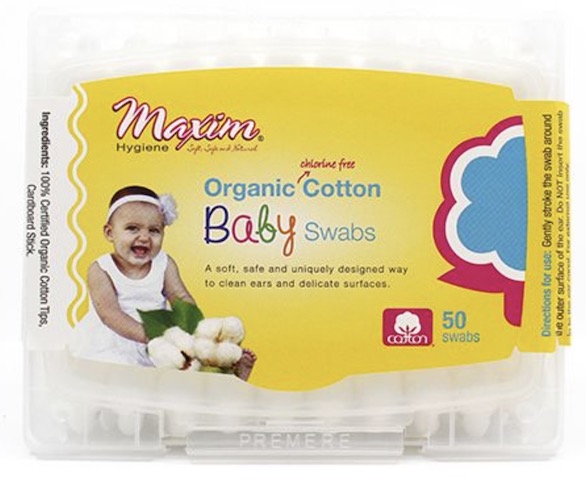 Image of Baby Swabs Organic Cotton