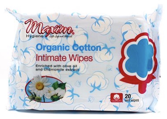 Image of Wipes Intimate Organic Cotton