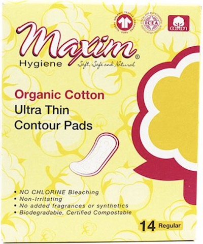 Image of Pads Organic Cotton Ultra Thin Contour Regular
