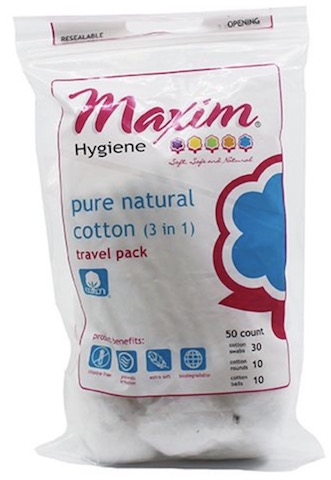 Image of Cotton (3 in 1) Pure Natural Travel Pack