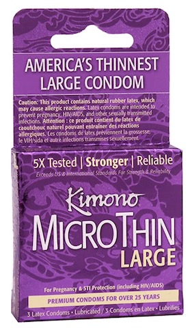 Image of Kimono Latex Condom MicroThin Large