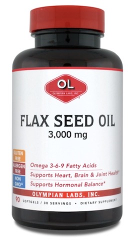 Image of Flax Seed Oil 3000 mg (1000 mg each Softgel)