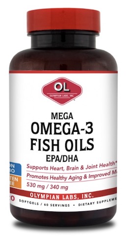 Image of Omega-3 Fish Oils 1000 mg Mega