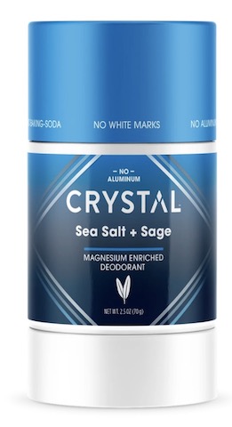 Image of Crystal Magnesium Enriched Deodorant Stick Sea Salt + Sage