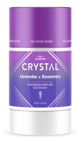 Image of Crystal Magnesium Enriched Deodorant Stick Lavender + Rosemary