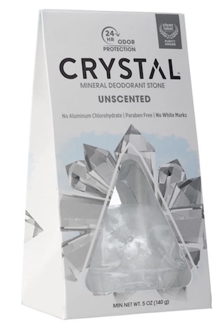 Image of Crystal Mineral Deodorant Stone with Dish Unscented