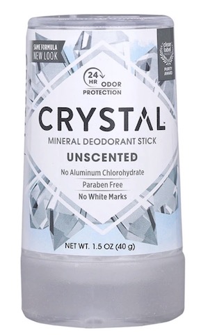 Image of Crystal Mineral Deodorant Stone Solid Stick Unscented Travel