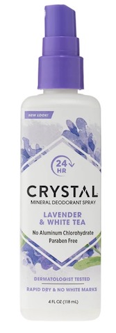 Image of Crystal Mineral Deodorant Spray Lavender & White Tea