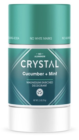 Image of Crystal Magnesium Enriched Deodorant Stick Cucumber + Mint