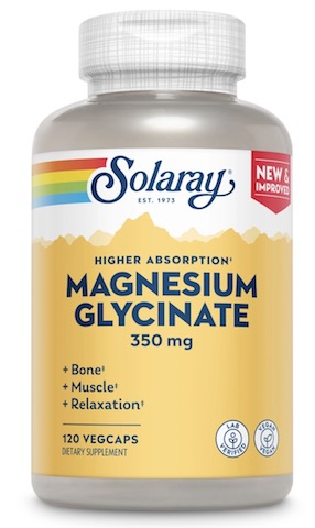 Image of Magnesium Glycinate 350 mg with Bioperine (87.5 mg per Capsule)