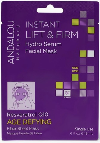 Image of Age Defying Hydro Serum Facial Mask Resveratrol Q10 (Fiber Sheet Mask)