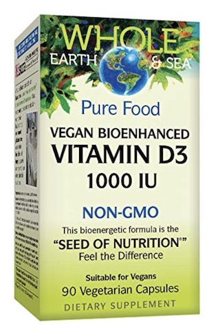 Image of Vitamin D3 25 mcg (1,000 IU) Vegan Bioenhanced