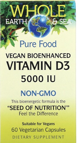 Image of Vitamin D3 125 mcg (5,000 IU) Vegan Bioenhanced