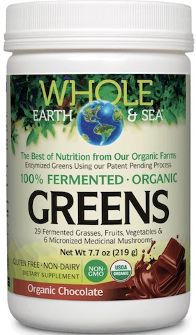 Image of 100% Fernented Greens Powder Organic Chocolate