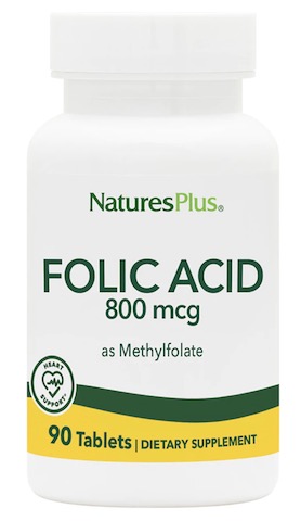 Image of Folic Acid 800 mcg (as Methyfolate)