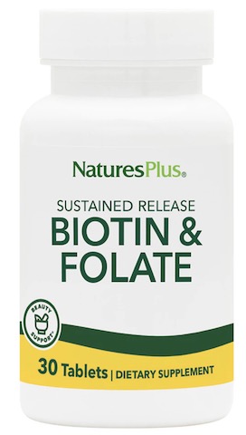 Image of Biotin & Folate 2500/480 mcg Sustained Release