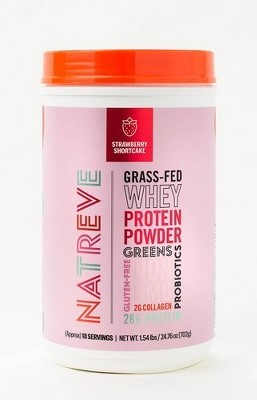 Image of 100% New Zealand Grass-Fed Whey Protein Powder Strawberry Shortcake