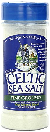Image of Fine Ground Celtic Sea Salt in Plastic Shaker Jar