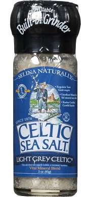 Image of Light Grey Celtic Salt Grinder