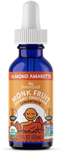 Image of SweetLeaf Monk Fruit Liquid Organic Almond Amaretto