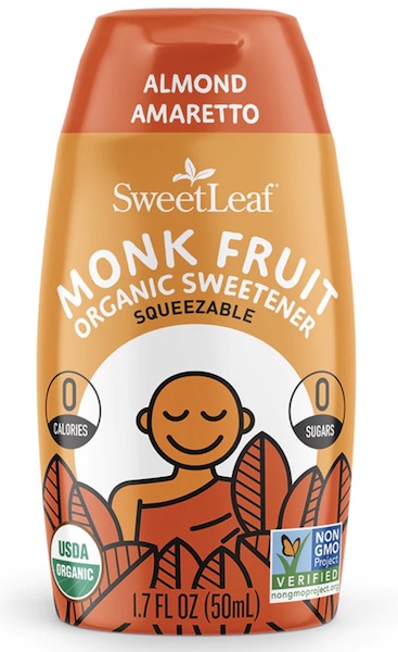 Image of SweetLeaf Monk Fruit Liquid Organic Almond Amaretto