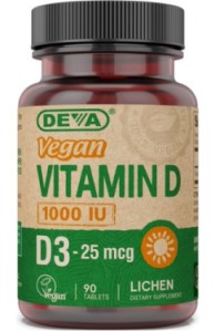 Image of Vegan Vitamin D3 25 mcg (1000 IU)