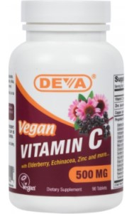 Image of Vegan Vitamin C 500 mg with Elderberry, Echinacea & Zinc
