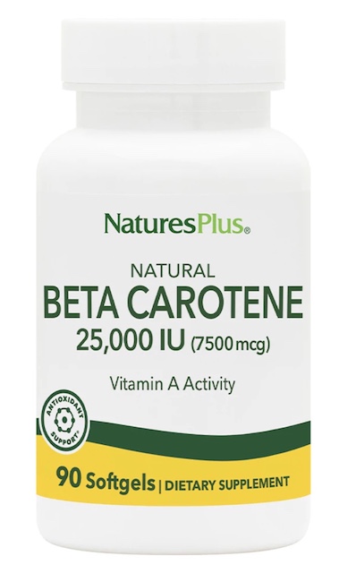 Image of Natural Beta Carotene 25,000 IU (7500 mcg)