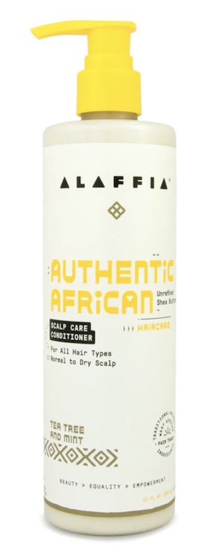 Image of Authentic African Black Soap Scalp Care Conditioner Tea Tree & Mint