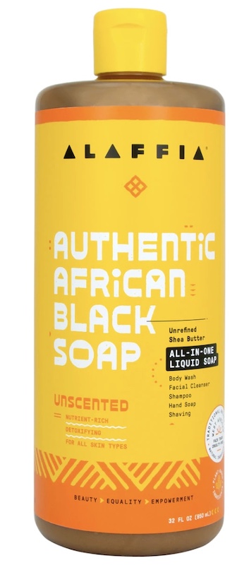 Image of Authentic African Black Soap Liquid Soap Unscented