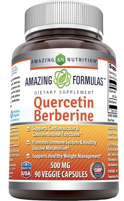 Image of Amazing Formulas Quercetin Berberine 250/250 mg