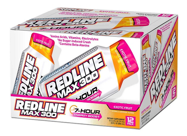 Image of VPX Redline Max 300 7-Hour Energy, Exotic Fruit