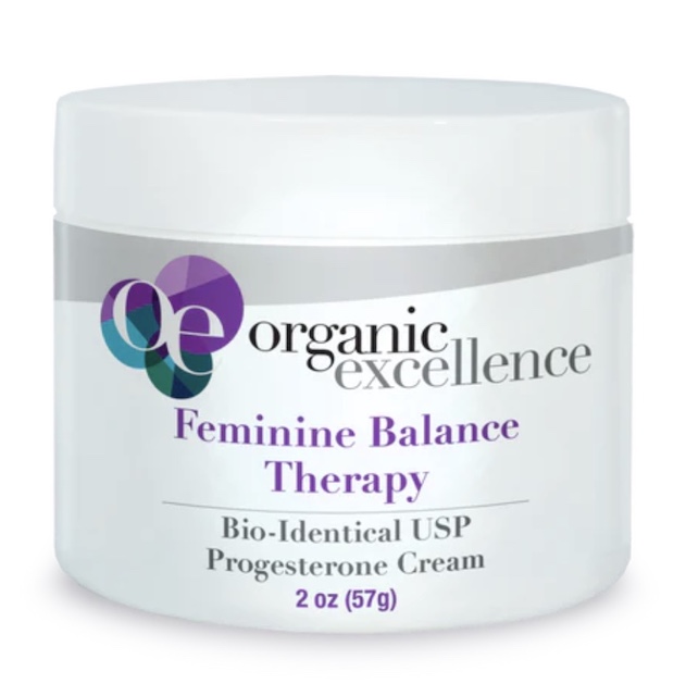 Image of Feminine Balance Therapy (Progesterone Cream) Jar