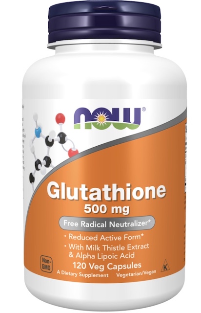 Image of Glutathione 500 mg (with Milk Thistle & Alpha Lipoic Acid)