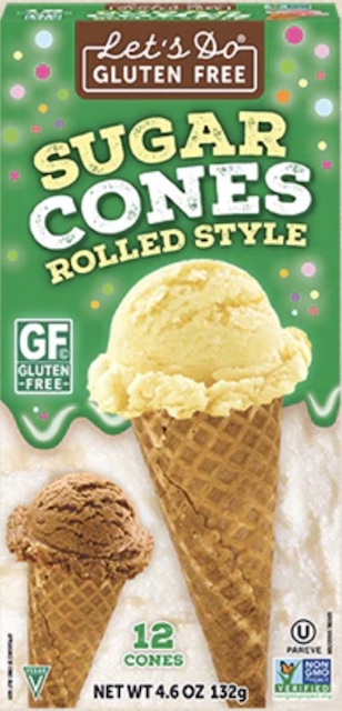 Image of Let's Do Ice Cream Cones Sugar Gluten Free