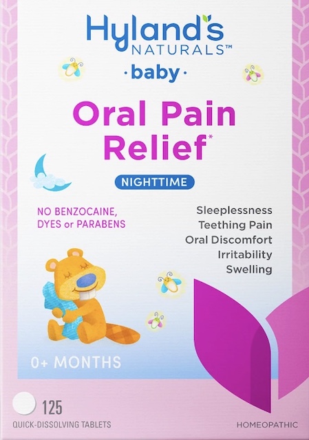 Image of Baby Oral Pain Relief Tablets Nighttime