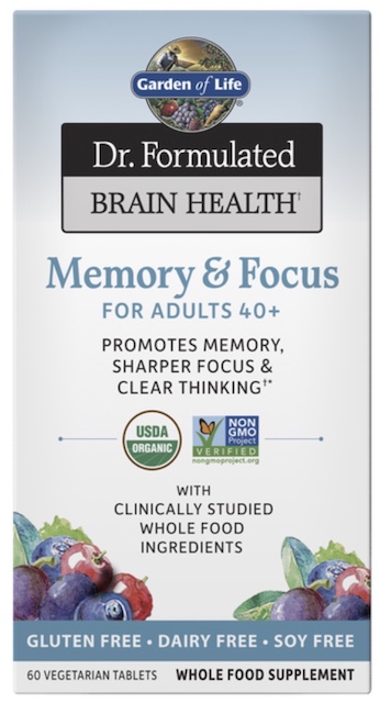 Image of Dr. Formulated Brain Health Memory & Focus for Adults 40+