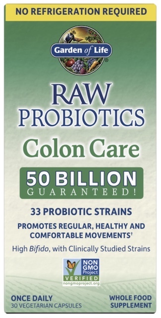 Image of RAW Probiotics Colon Care 50 Billion (Shelf-Stable)